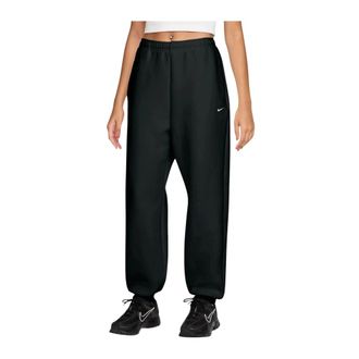 Nike Studio Fleece Heavyweight Oversized High-Rise Joggers - Dames - Trainingsbroeken - Zwart - XS - Katoen - Fitness