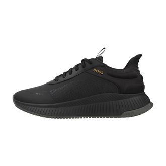 HUGO BOSS Heren, Schoenen, Zwart, Maat: 40 EU Synthetisch