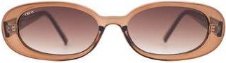 Otra Eyewear Gina Oval Sunglasses in Trans Coffee/Brown at Nordstrom Rack