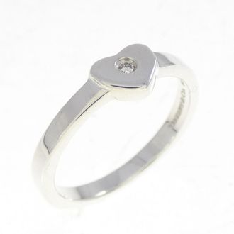 Tiffany & Co. Heart Silver 925 Band Ring (Pre-Owned)