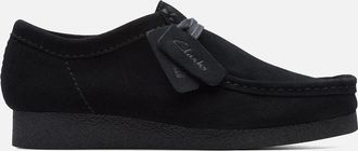 Clarks Mens Clarks Originals Wallabee Evo Suede Shoes Black - Size: 11