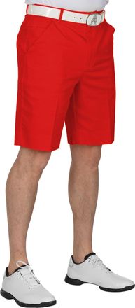 Royal & Awesome Mens Red Golf Shorts, Tailored Chino Golf Shorts, Smart Mens Shorts, Funny Bright Red Design, 38 Waist