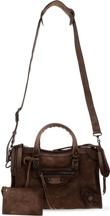 Balenciaga Dames, Tassen, Bruin, Maat: ONE Size Katoen