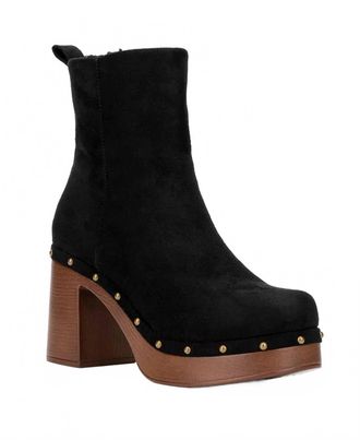 New York & Company Womens Vanna Boots In Black Suede