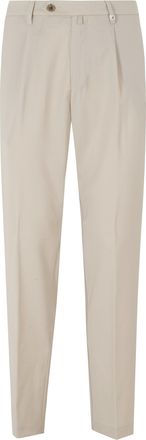 Myths Sand Zeus Darts Waist Loops Wool Trousers