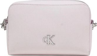 Calvin Klein Tassen, Dames, Paars, ONE Size, Leer, Minimal Monogram Camera