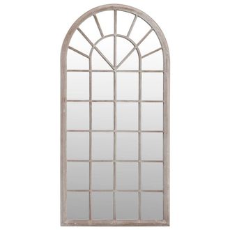 Berkfield Home Mirror Sand 90x45 cm Iron for Indoor Use in Beige