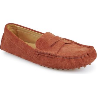 National Comfort Talulah Penny Loafer in Rust Suede at Nordstrom, Size 11