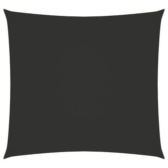 Berkfield Home Sunshade Sail Oxford Fabric Square 7x7 m Anthracite in Black