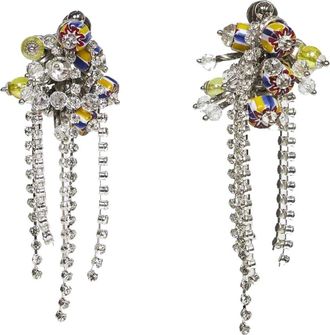 Dries Van Noten Kristal- en kralen oorbellen - Dames - Oorbellen - Veelkleurig - ONE Size - Accessoires