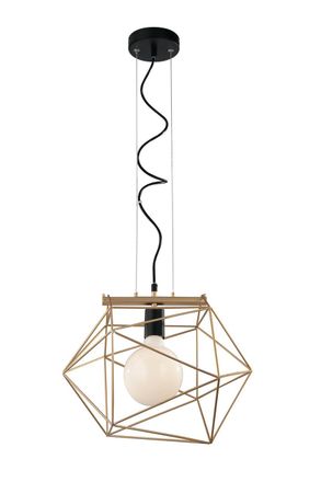 Luce-Ambiente-Design Abraxas Suspension Black/Gold 1xe27