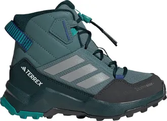 adidas Terrex AX4R Mid CLIMAWARM+ Hiking Boots - Kids Green 12 Kids