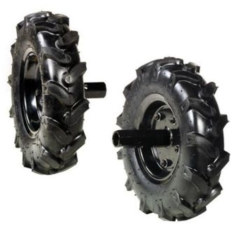 AMA Coppia di ruote pneumatiche motozappa Ama