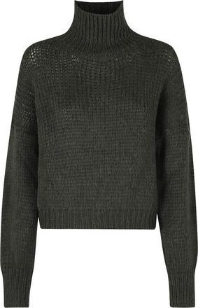 Roberto Collina Turtleneck met lange mouwen - Dames - Coltruien - Groen - S - Truien & Vesten