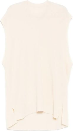 Homme Plissé Issey Miyake Top aderente in cotone - Toni neutri