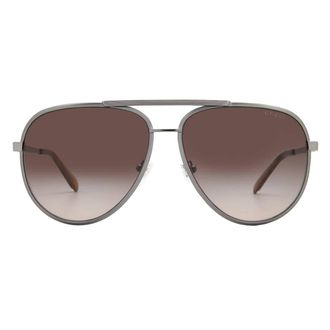 Guess Brown Gradient Pilot Mens Sunglasses GU00209 09F 61