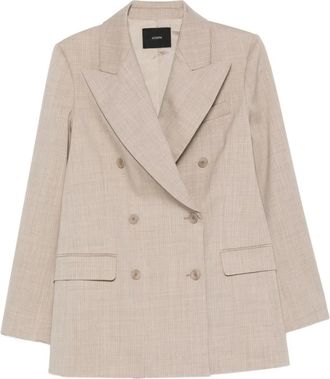 Joseph Blazer doppiopetto a quadri - Toni neutri