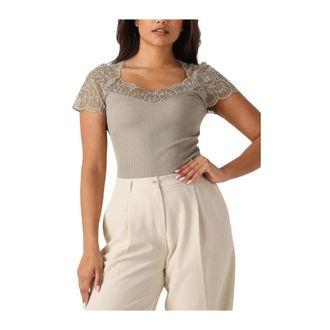 Rosemunde Dames, Blouses & Shirts, Groen, Maat: XS Katoen