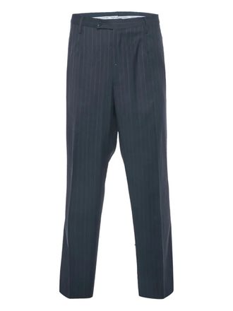 Dolce & Gabbana striped wool trousers - Blue