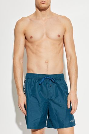 Versace Swim Shorts, Mens, Blue