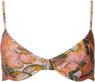 Beach Riot Camilla Top In Tropical Floral