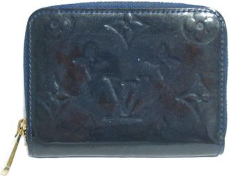 Louis Vuitton Navy Vernis Coin Purse/Coin Case (Pre-Owned)