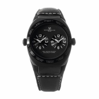Montres de Luxe Montres De Luxe Unisex Horloge Kwarts Zwart