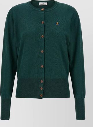 Vivienne Westwood cashmere-blend ribbed crew-neck cardigan