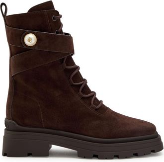 Jimmy Choo London Noemi Suede Ankle Boots - Brown - 36 (IT36 / UK3)