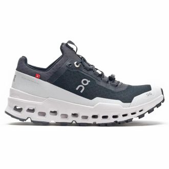On Cloudultra Textile Synthetic Mens Lace Up Trainers - Black White - Size:UK 10.5