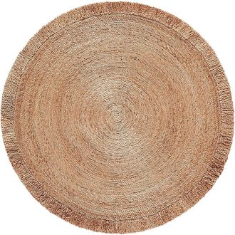 La Redoute Interieurs Rond tapijt in jute met franjes, Aftas