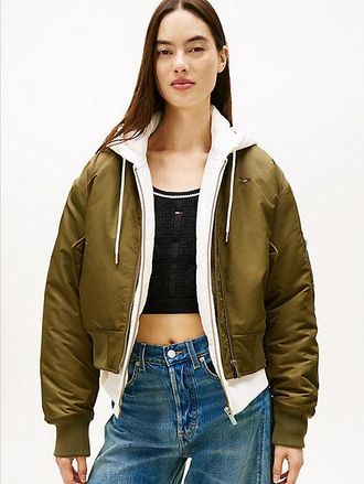 Tommy Hilfiger Sleeve Pocket Twill Bomber Jacket