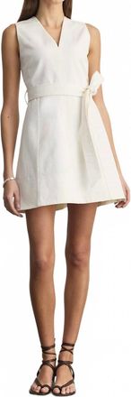 Tanya Taylor Reina Mini Dress In Chalk