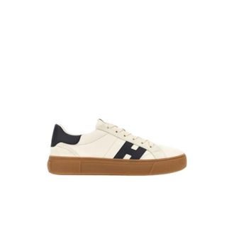Hogan Crosswind Sneaker - Heren - Schoenen - Wit - Maat: 41 1/2 EU Leer