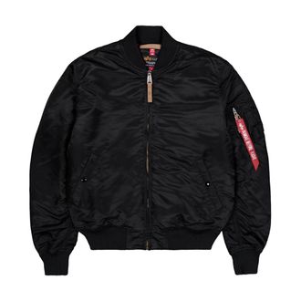 Alpha Industries Stijlvolle Bomberjack met Moderne Functionaliteit - Heren - Bomber jackets - Zwart - L - Jassen