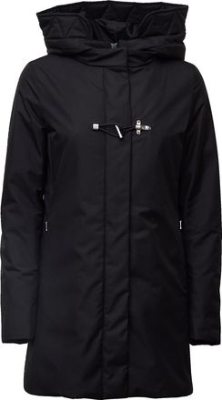 Fay Toggle Closure Microfiber Gabardine Coat