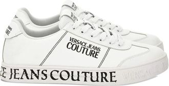 Versace Jeans Couture Sneakers met logodetail - Wit