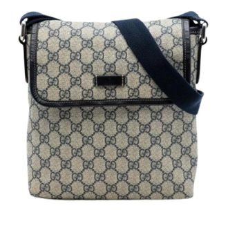 Gucci Pre-owned Cross Body Bags, female, Beige, Size: ONE SIZE Pre-owned Canvas Crossbody Bag