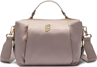 Liu Jo Borsa a spalla con placca logo - Toni neutri