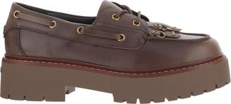 Pinko Brown Margharet 01 Leather Loafers