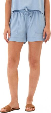 Threads 4 Thought Makayla Stretch Chambray Short In Light Wash