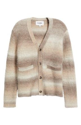 Corridor Ombr&eacute; Stripe Cardigan in Natural at Nordstrom Rack, Size X-Large