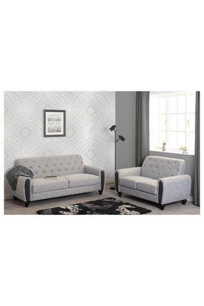 Seconique Chester 3+2 Suite in Light Grey