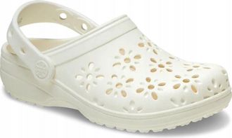 OEM Zuecos Crocs Classic Floral Con Recortes Para Ni&ntilde;os 210943 C13eu 3031 Chalk