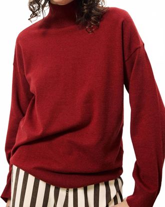 FRNCH Noure Sweater In Bordeaux