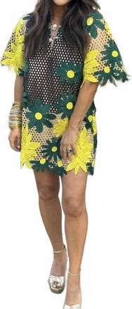 BuddyLove Lulu Daffodil Dress In Green And Yellow
