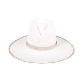 Max Mara Hats, female, Beige, Size: 57 CM Cellula Hat