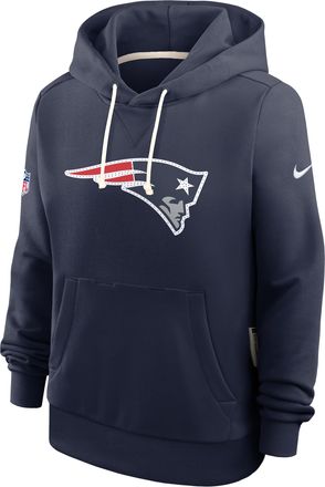 Nike New England Patriots Sideline Nike Womens Dri-FIT NFL Pullover Hoodie in Blue | 03C341S8K-A0M