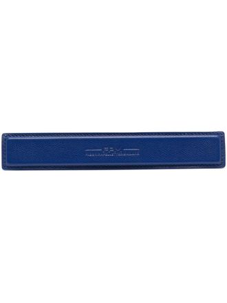 FPM Milano logo-debossed leather handle - unisex - Calf Leather - One Size - Blue