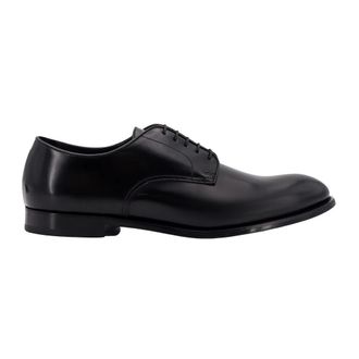 Doucal's Lakschoen met veters van lakleer - Heren - Nette schoenen - Zwart - 44 EU - Leer - Schoenen